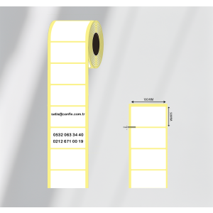 100mm x 50mm Termal Etiket (Sticker)